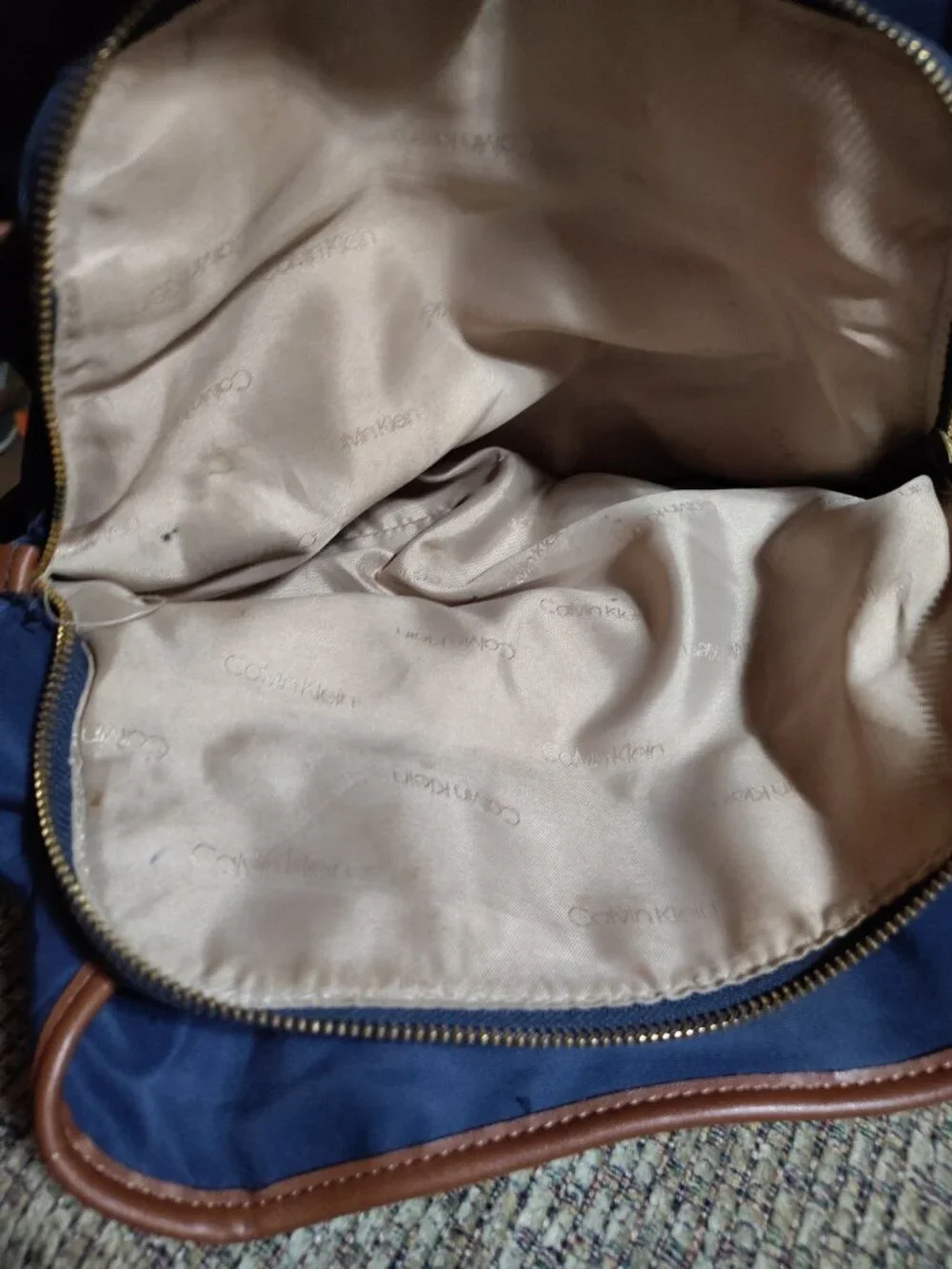 Calvin Klein navy tote bag 0000000552